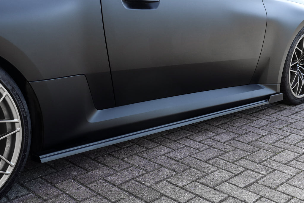 Seitenschweller mit Wing vorne aus ABS für BMW M2 G87