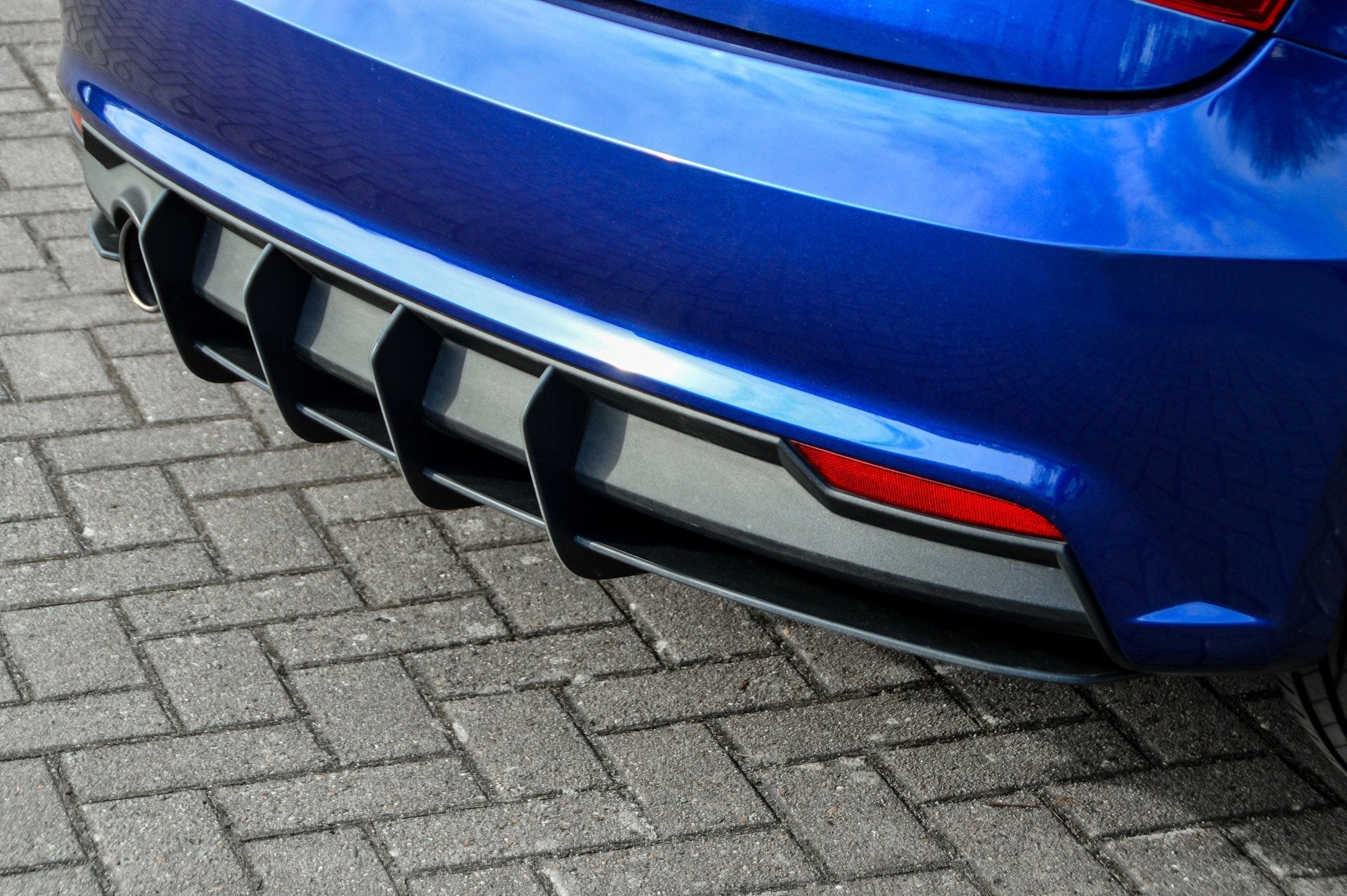Racing Heckansatz Heckeinsatz Diffusor für Audi A1 8X - Ingo Noak Tuning