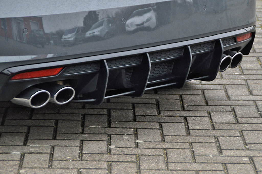 Racing Heckansatz Heckeinsatz Diffusor für Audi S1 8X - Ingo Noak Tuning