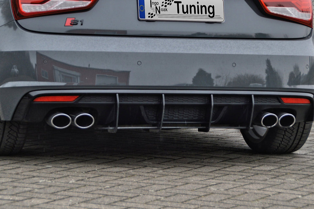 Racing Heckansatz Heckeinsatz Diffusor für Audi S1 8X - Ingo Noak Tuning