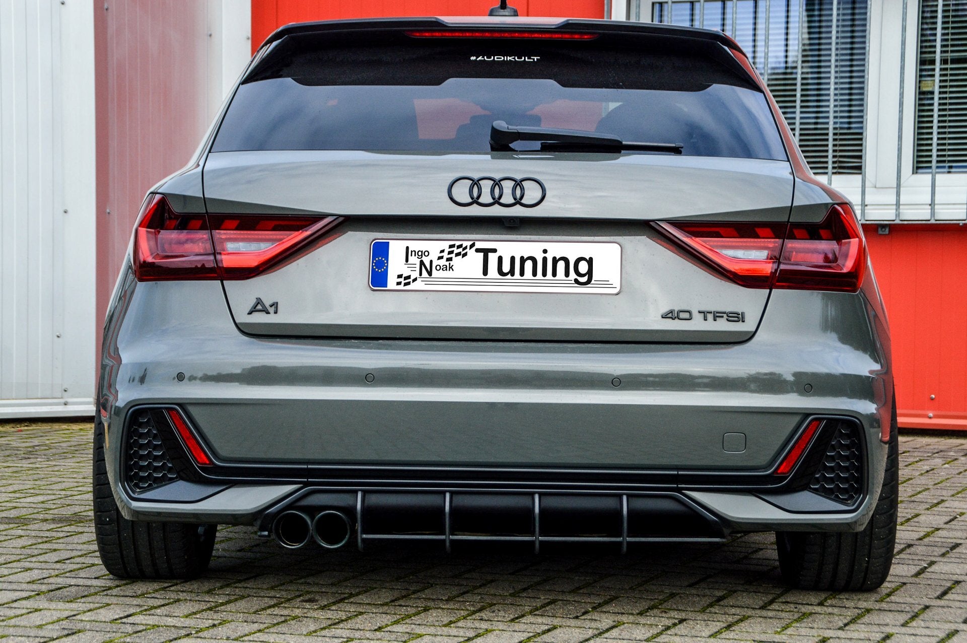Gefräster Heckansatz + Seitenteile für Audi A1 GB Sportback S-Line ab Bj.2018- - Ingo Noak Tuning