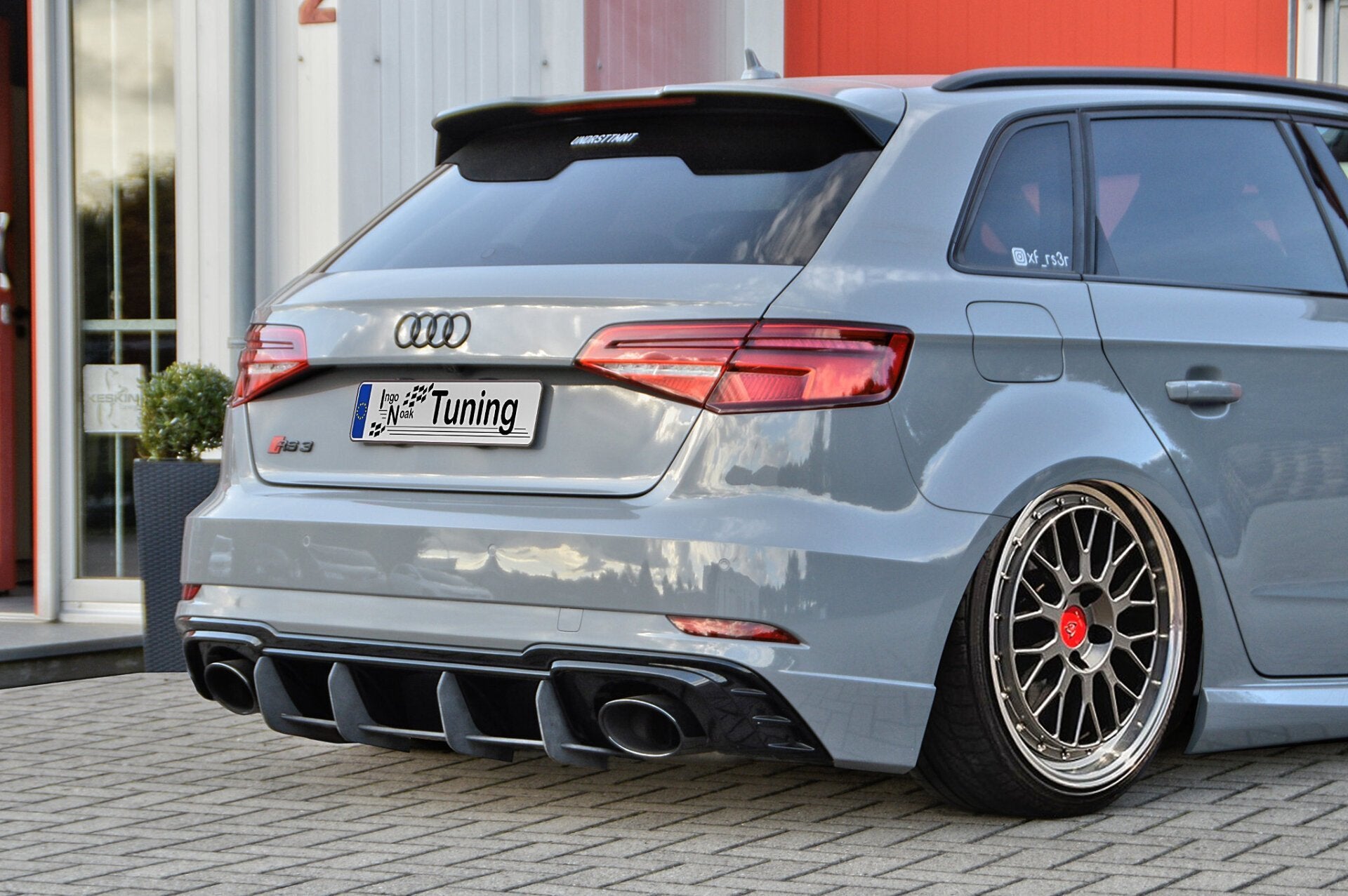 Heckansatz für Audi RS3 8V Facelift Sportback Bj.2017- - Ingo Noak Tuning