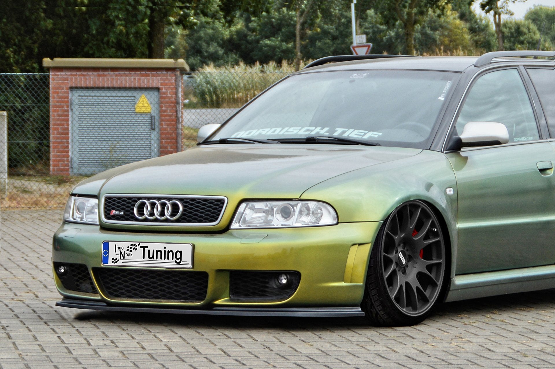 Cup Frontspoilerlippe für Audi RS4 B5 Bj. 1999-2001 - Ingo Noak Tuning