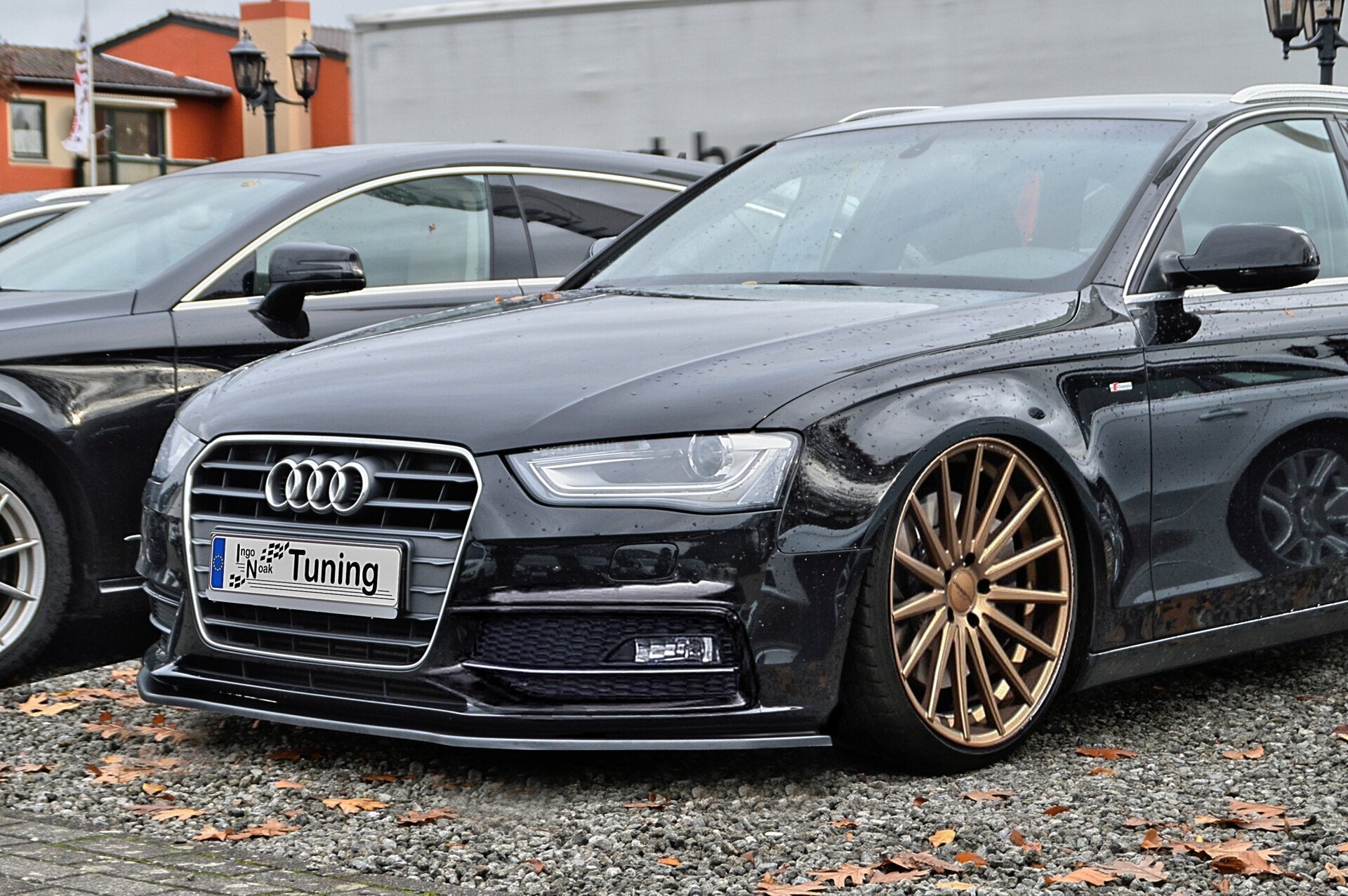 Cup Frontspoilerlippe für Audi A4 B8 Facelift S-Line Bj. 2011-2015 - Ingo Noak Tuning