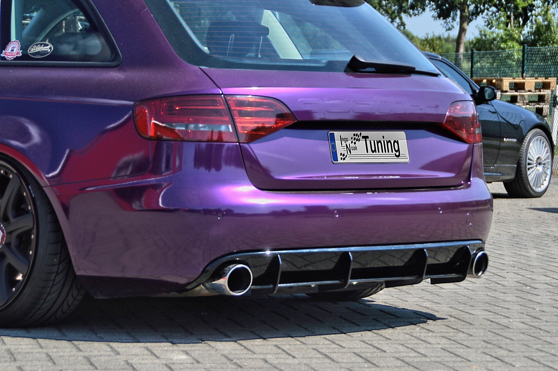 Heckansatz für Audi A4 B8 Avant Bj. 2007-2011 in Race Track Optik - Ingo Noak Tuning