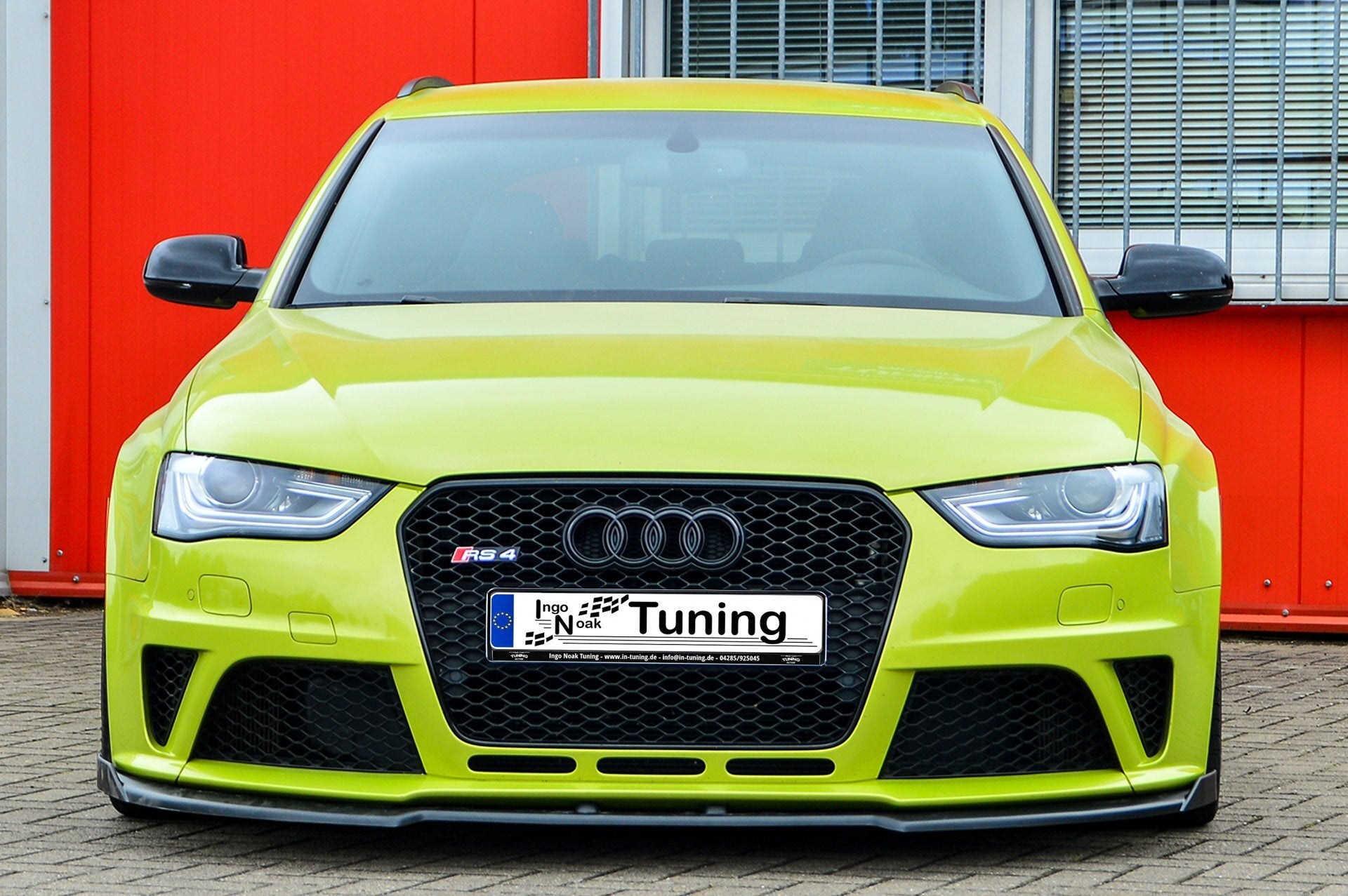 Cup Frontspoilerlippe mit Wing für Audi RS4 B8 Bj. 2012-2015 - Ingo Noak Tuning