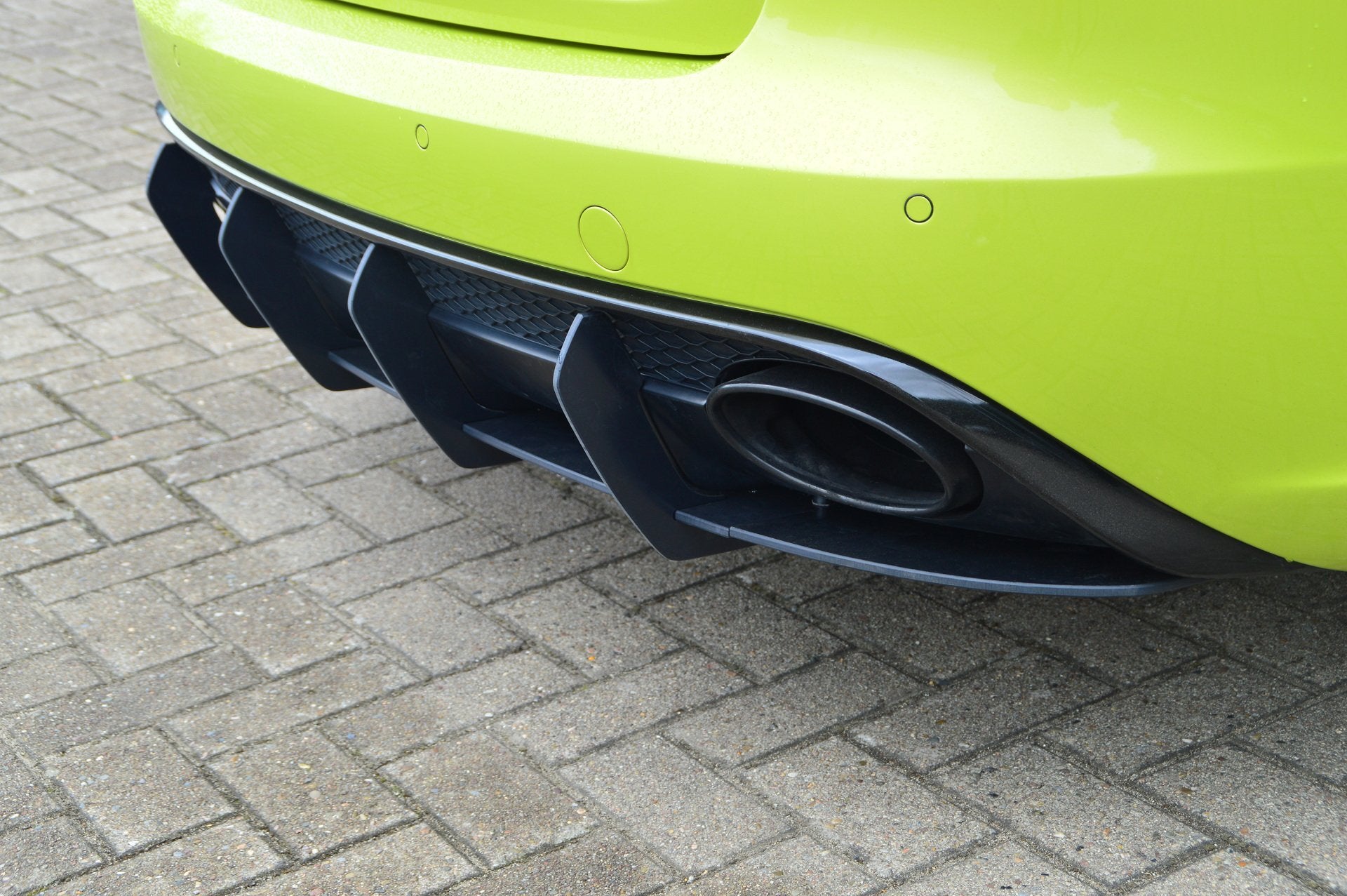 Racing Heckansatz Diffusor mit Seitenteilen für Audi RS4 B8 - Ingo Noak Tuning