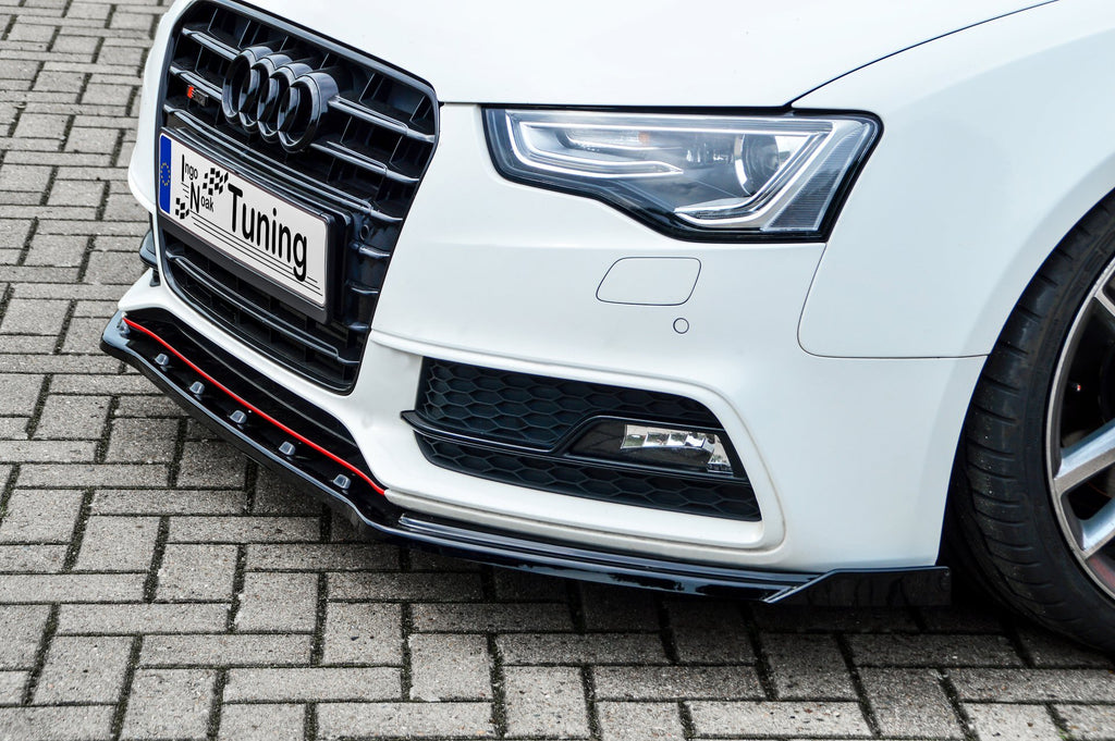 Cup Frontspoilerlippe mit Wing für Audi A5 B8 Facelift S-Line ab Bj. 2011-2017 - Ingo Noak Tuning
