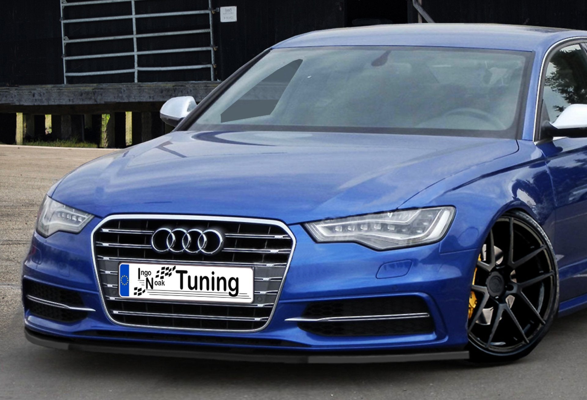 Cup Frontspoilerlippe für Audi A6 S-Line 4G C7 Bj. 2010-2014 - Ingo Noak Tuning