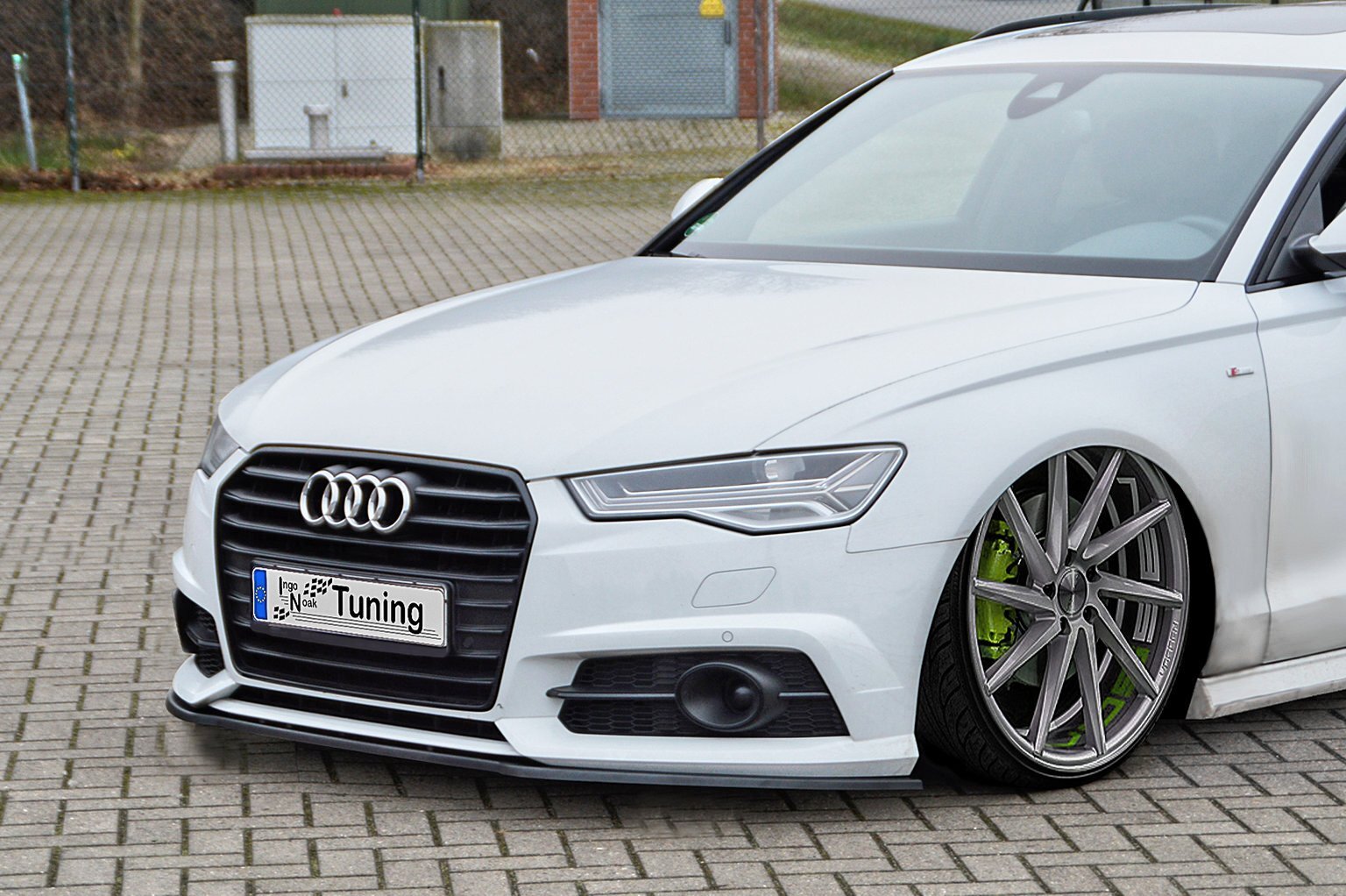 Cup Frontspoilerlippe für Audi A6 S-Line+ S6 4G C7 ab Bj. 2014- - Ingo Noak Tuning