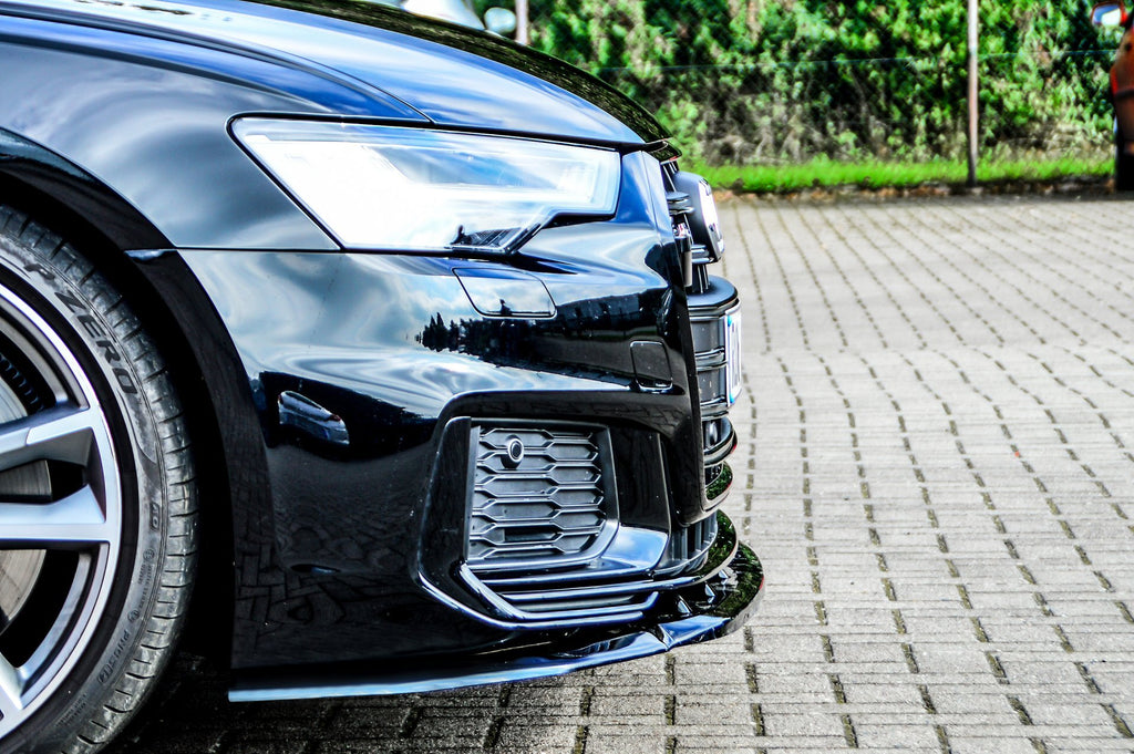 Cup Frontspoilerlippe für Audi A6 S-Line + S6 4K C8 ab Bj. 2018- - Ingo Noak Tuning