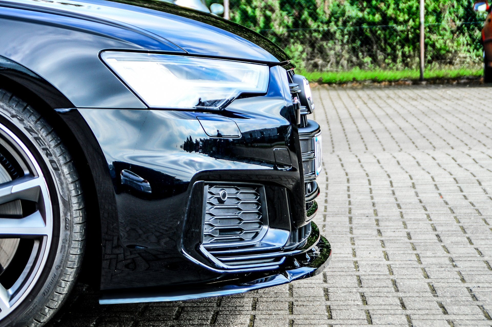 Cup Frontspoilerlippe für Audi A6 S-Line + S6 4K C8 ab Bj. 2018- - Ingo Noak Tuning