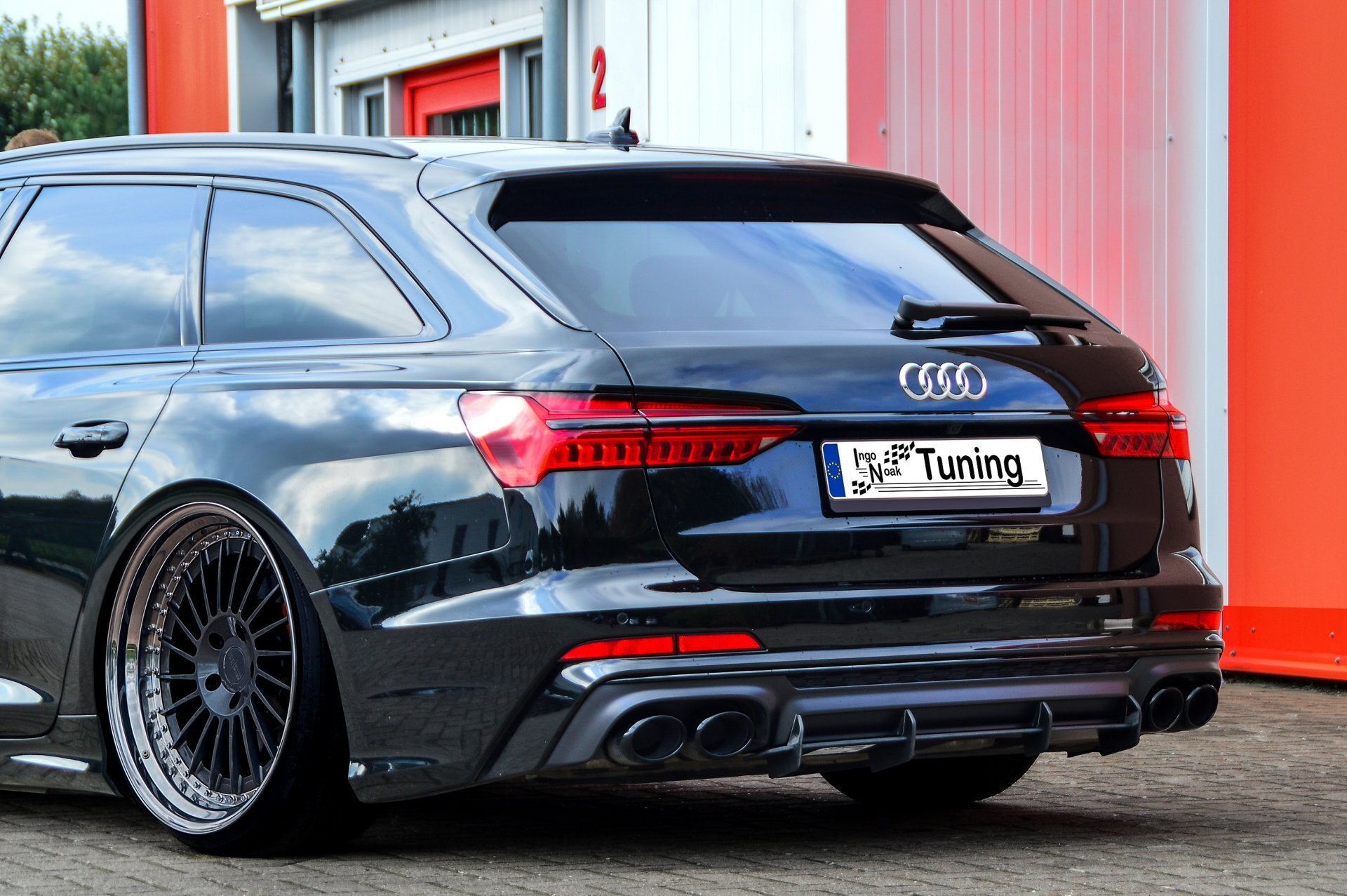 Gefräster Heckansatz für Audi S6 8C 4K - Ingo Noak Tuning