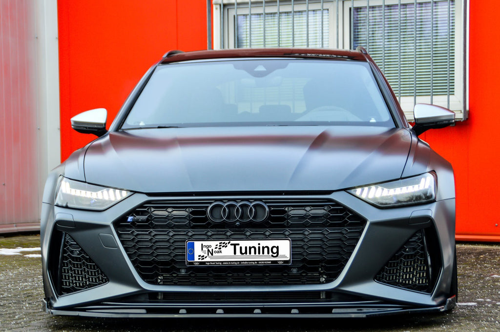 Cup Frontspoilerlippe mit Wing für Audi RS6 C8 ab Bj. 2019- - Ingo Noak Tuning