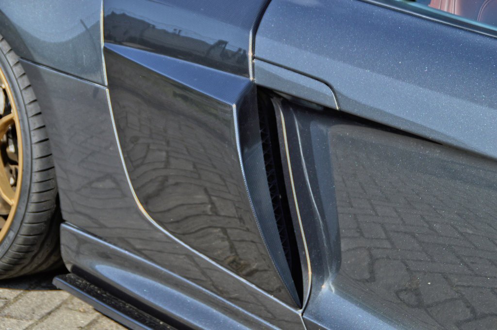 Side Blades, in verbreiterter V10 Optik für Audi R8 42 Bj. 2006-2015 - Ingo Noak Tuning