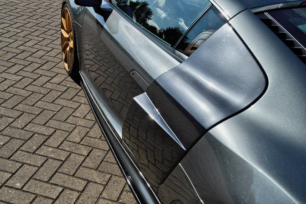 Side Blades, in verbreiterter V10 Optik für Audi R8 42 Bj. 2006-2015 - Ingo Noak Tuning