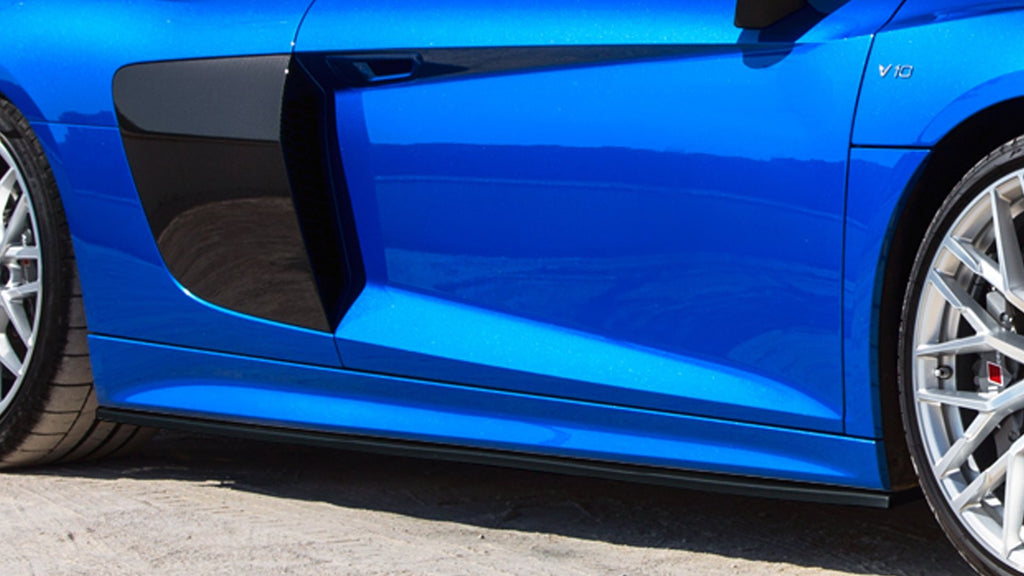 Seitenschweller im Cup Look für Audi R8 4S Coupe + Roadster ab Bj. 2015 - - Ingo Noak Tuning