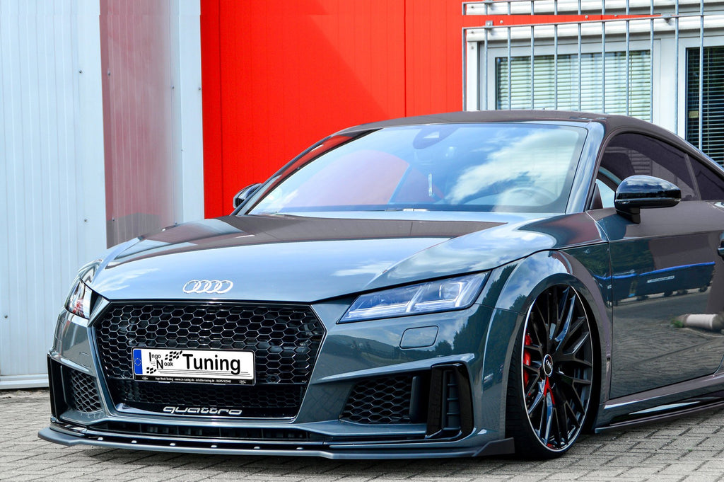 Spoilerschwert Frontspoiler mit Wing aus ABS für Audi TT+TTS 8S S-Line Facelift - Ingo Noak Tuning