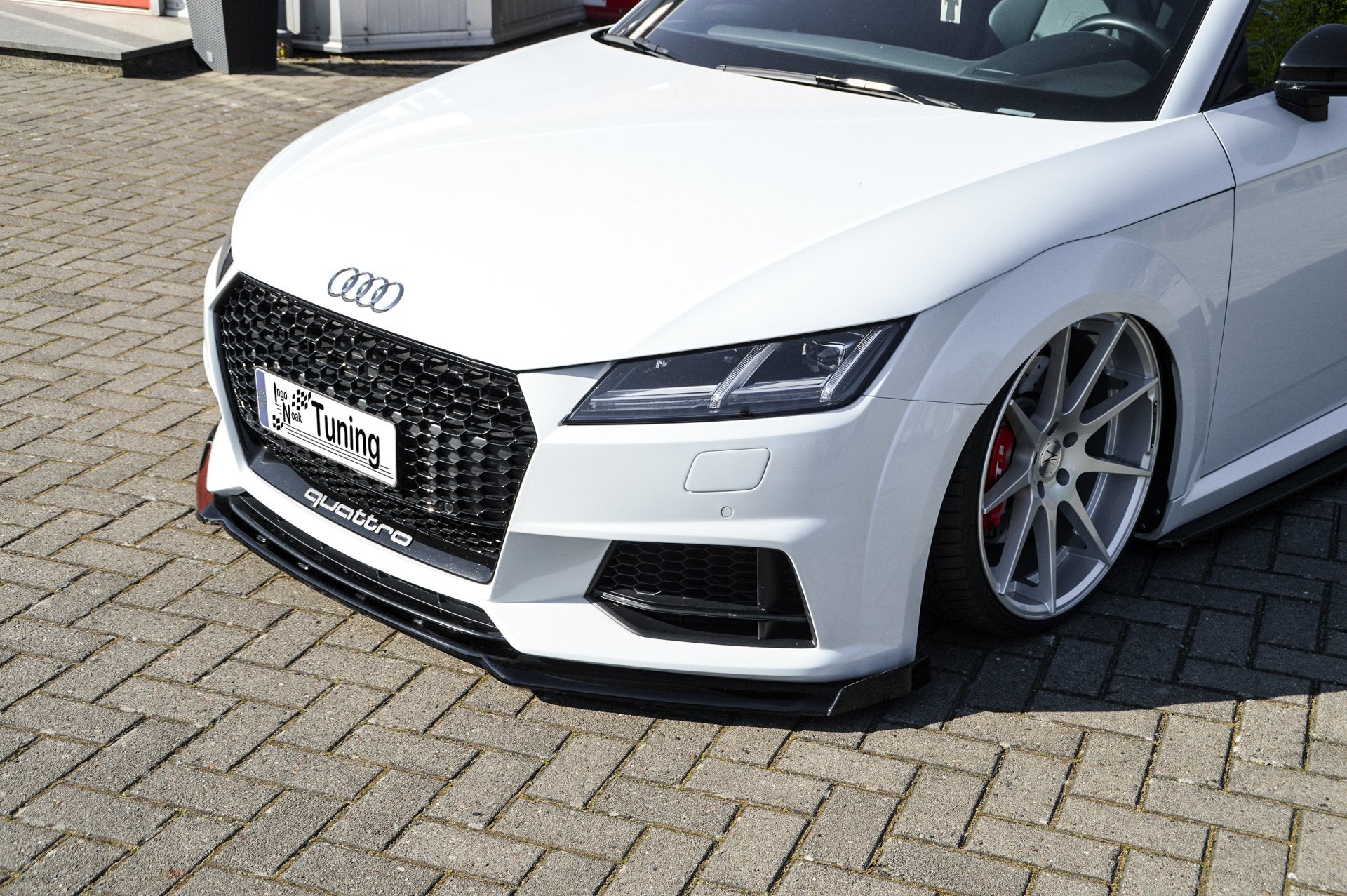 Spoilerschwert Frontspoiler Cuplippe mit Wing aus ABS für Audi TT+TTS 8S S-Line - Ingo Noak Tuning