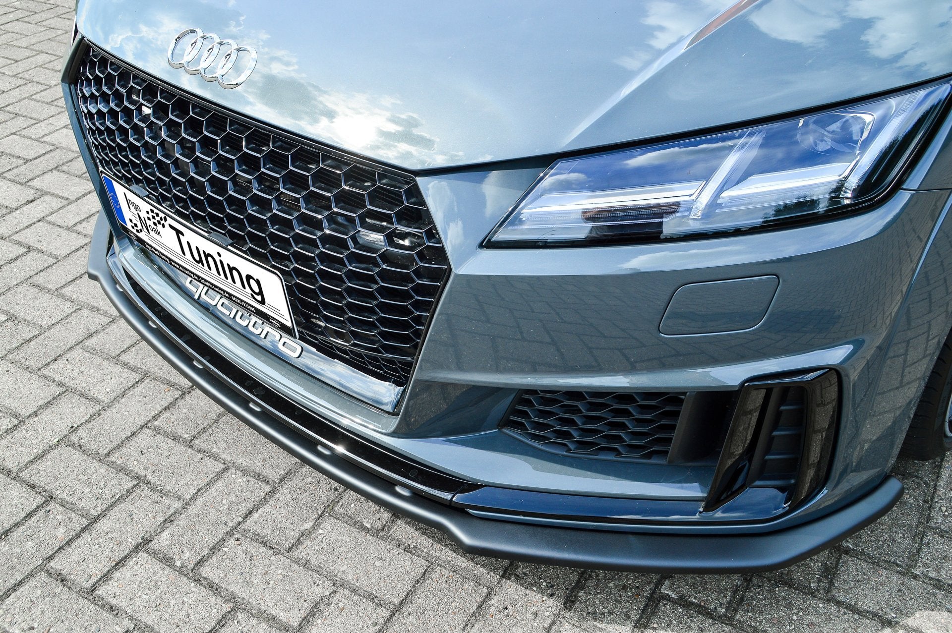 Spoilerschwert Frontspoiler aus ABS für Audi TT+TTS 8S S-Line Facelift - Ingo Noak Tuning