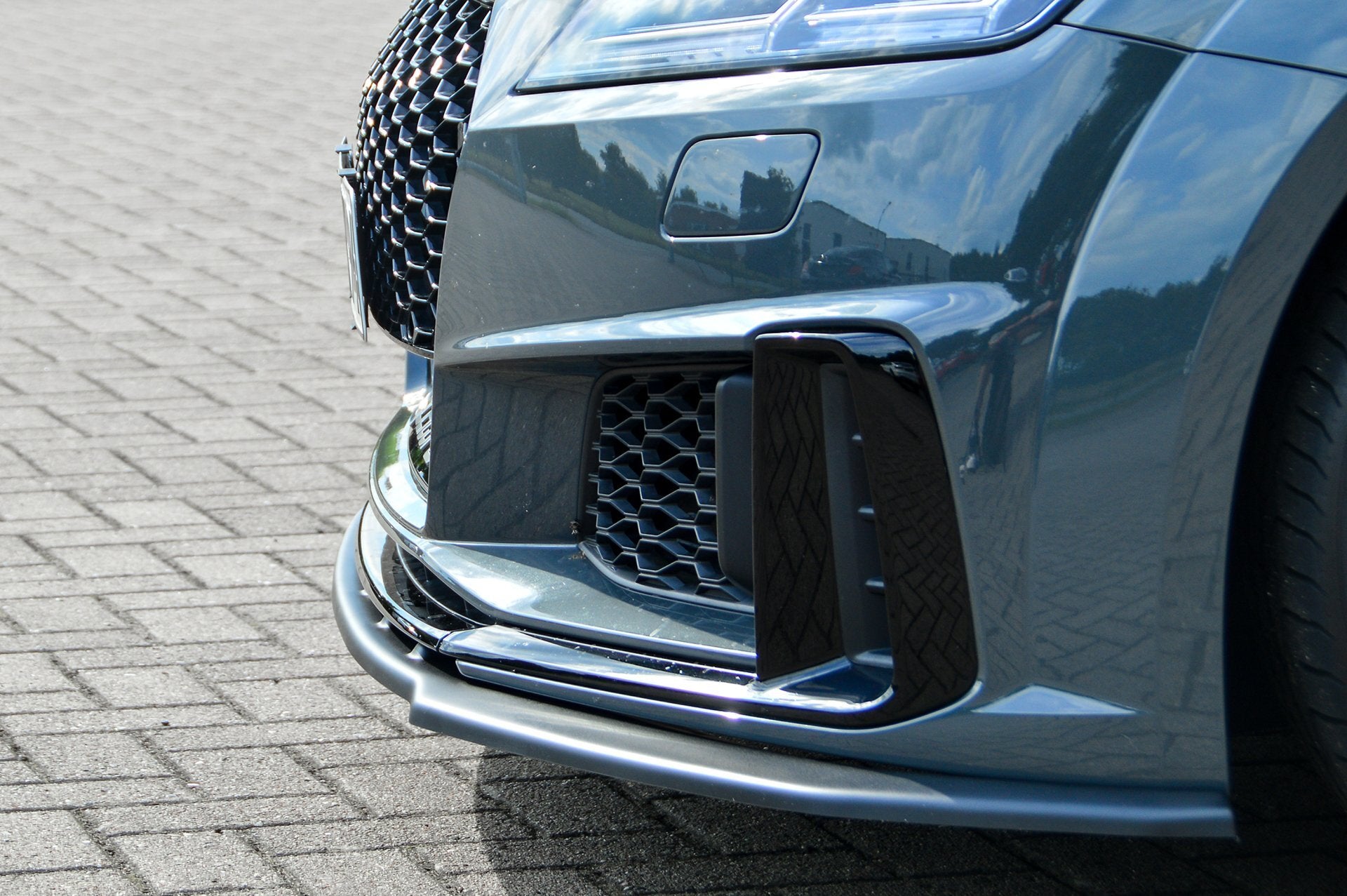 Spoilerschwert Frontspoiler aus ABS für Audi TT+TTS 8S S-Line Facelift - Ingo Noak Tuning