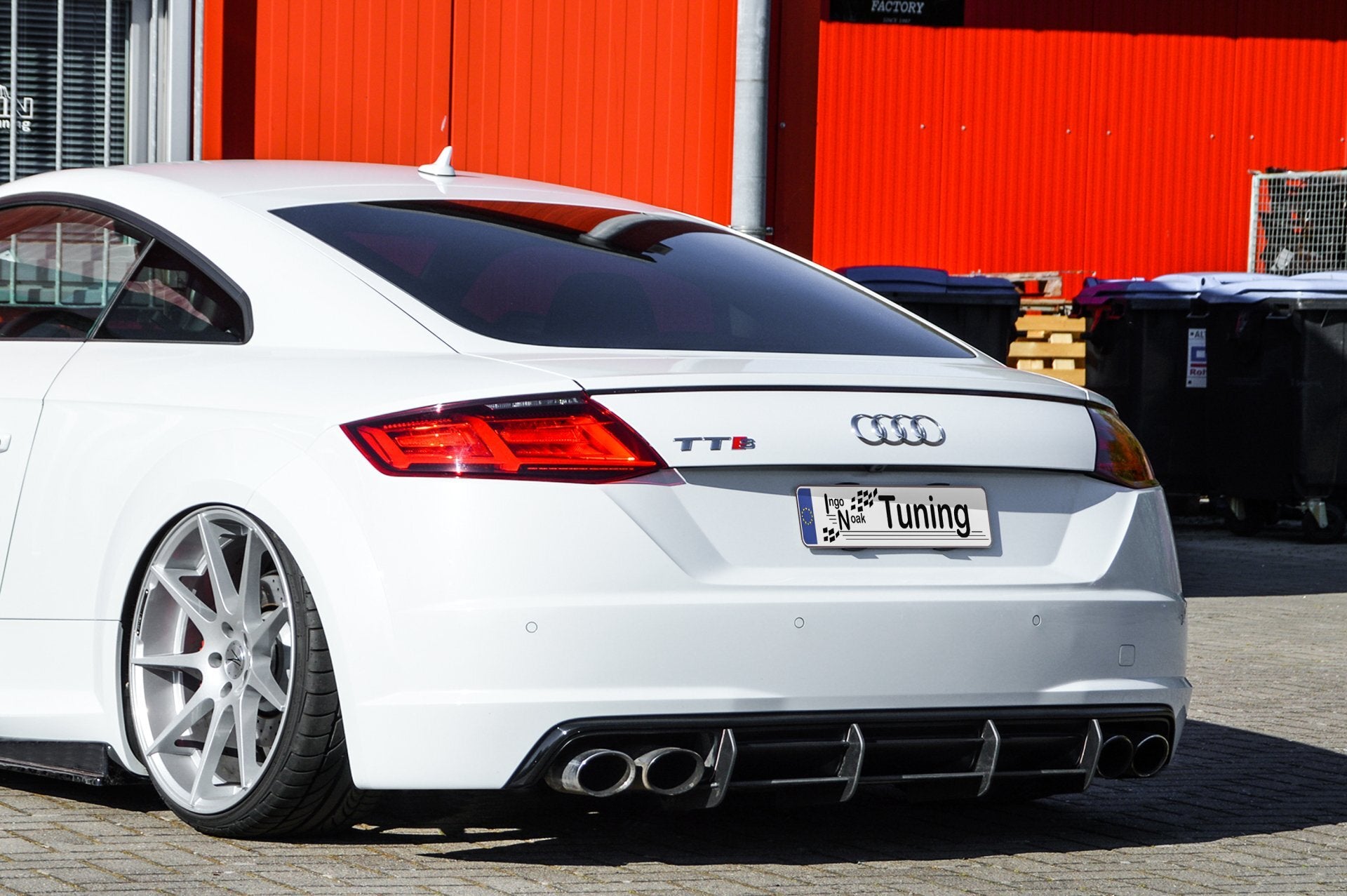 Racing Heckansatz Diffusor für Audi TTS 8S Coupe+ Roadster - Ingo Noak Tuning