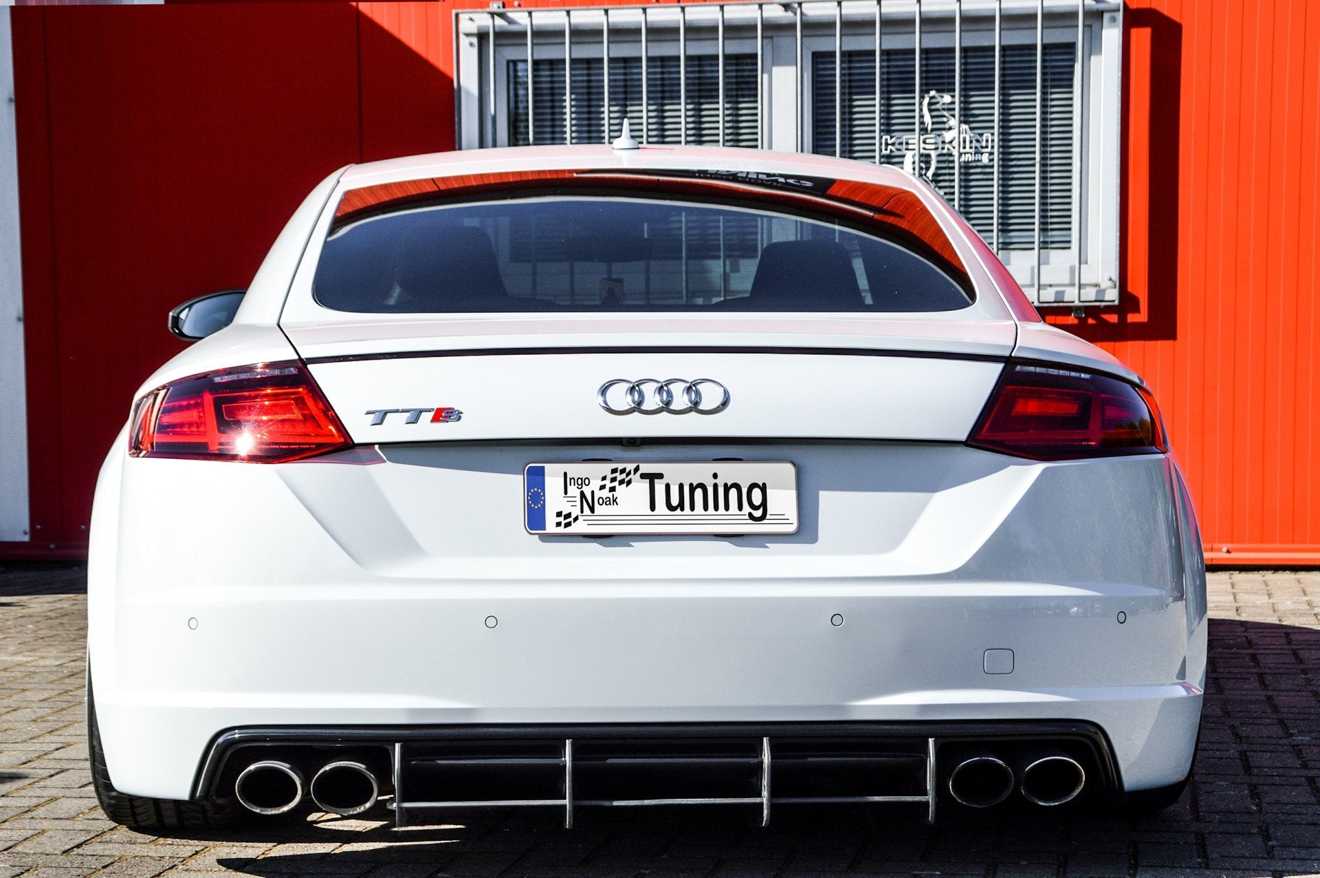 Racing Heckansatz Diffusor für Audi TTS 8S Coupe+ Roadster - Ingo Noak Tuning