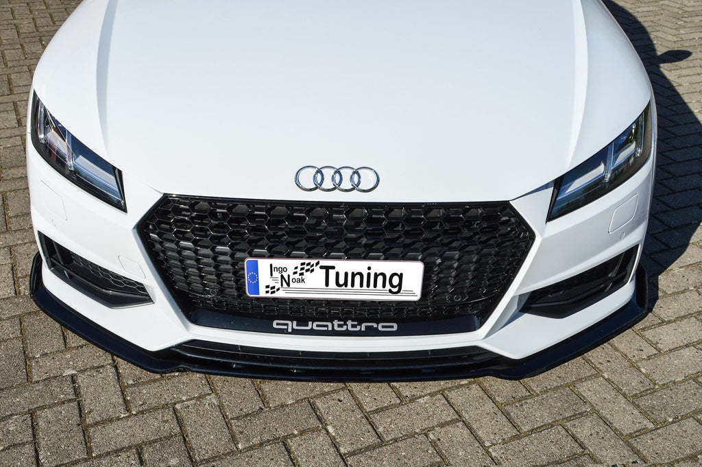 Spoilerschwert Frontspoiler Cuplippe mit Wing aus ABS für Audi TT+TTS 8S S-Line - Ingo Noak Tuning