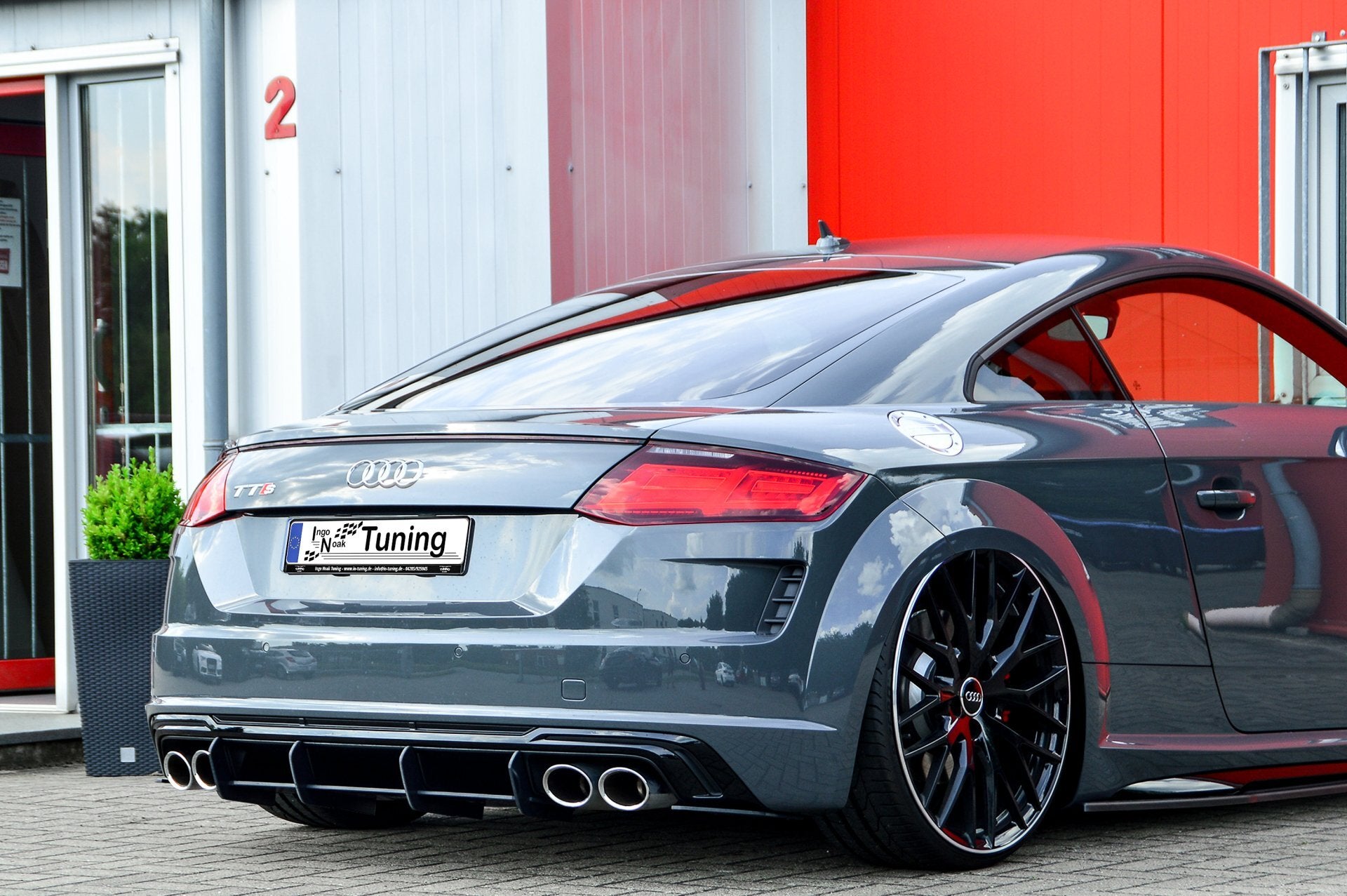 Racing Heckansatz Diffusor für Audi TTS 8S Facelift - Ingo Noak Tuning