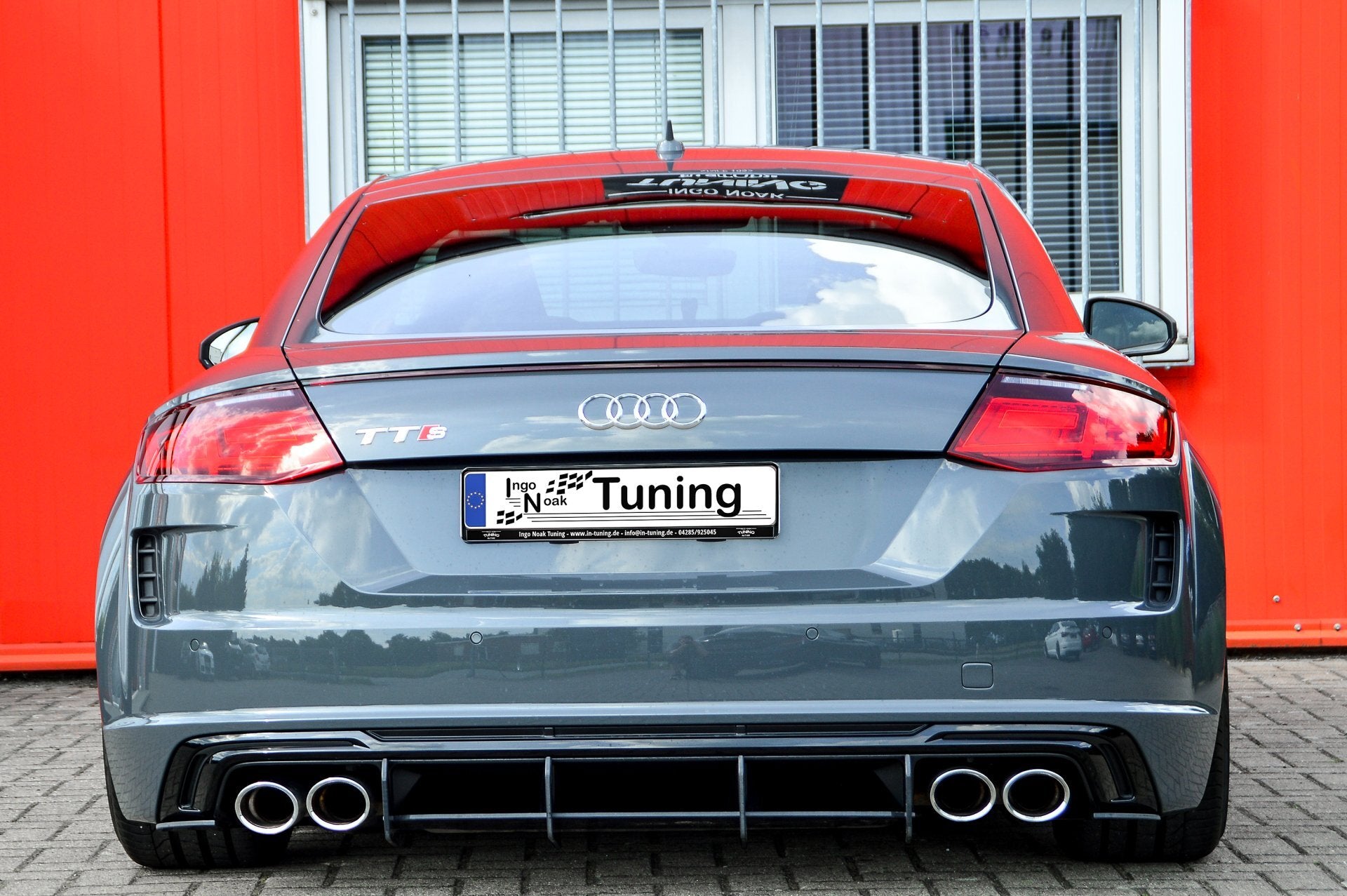 Racing Heckansatz Diffusor für Audi TTS 8S Facelift - Ingo Noak Tuning