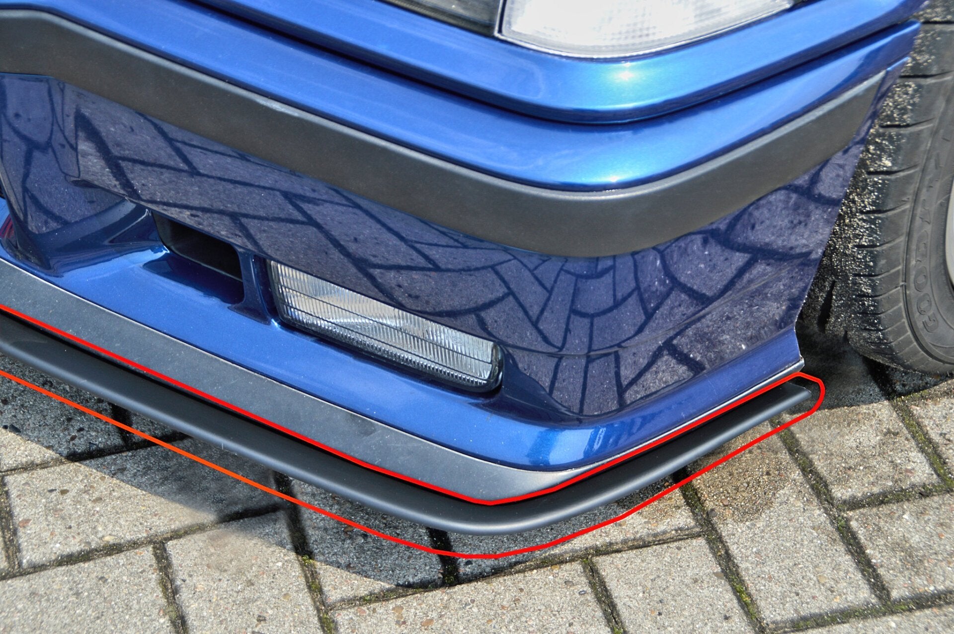 Frontspoiler für BMW E36 3er M-Technik M3 Cuplippe Spoilerschwert ABS mit ABE - Ingo Noak Tuning