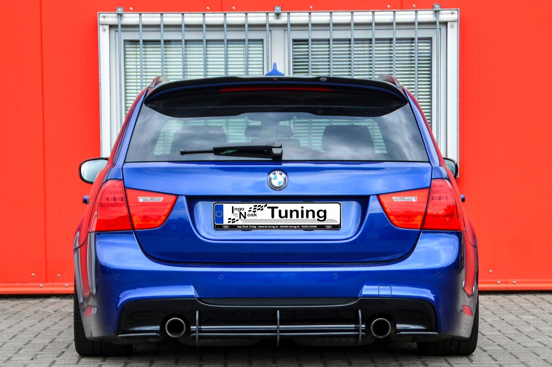 Gefräster Heckansatz für BMW 3er E90+E91 M-Paket Facelift - Ingo Noak Tuning