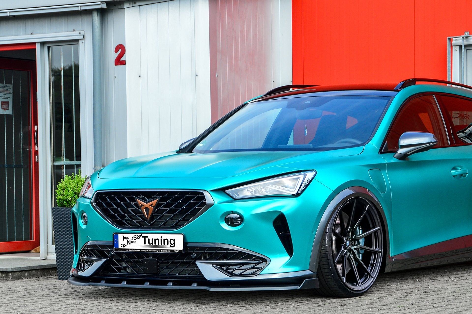 CUP Frontspoilerlippe mit Wing passend für Cupra Formentor ab Bj 2020- - Ingo Noak Tuning