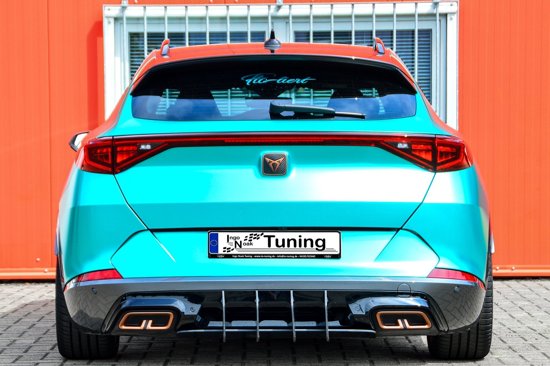 Gefräster Heckansatz Diffusor für Cupra Formentor ab BJ.2020-