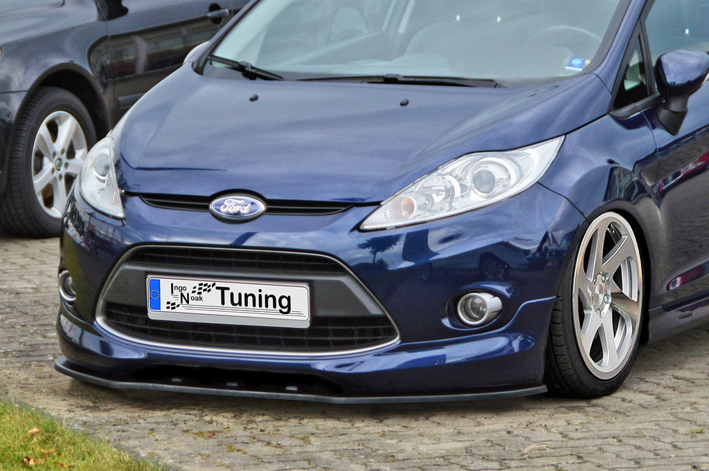 Frontspoilerlippe für Ford Fiesta Sport JA8 MK7, Ingo Noak Tuning, aerodynamisches Zubehör für den Ford Fiesta Baujahr 2008-2012