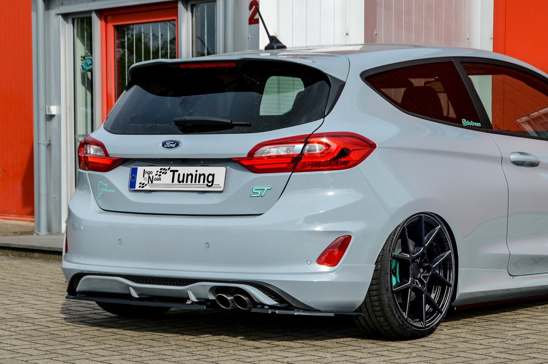 Heckansatz aus ABS für Ford Fiesta ST MK8 JHH