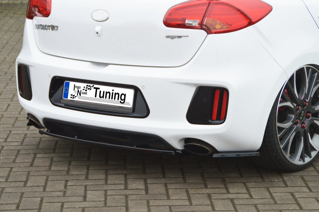 Heckdiffusor Mittelteil für Kia Ceed GT+ GT Line ab 2013, Ingo Noak Tuning, sichtbarer Heckansatz und aerodynamisches Design