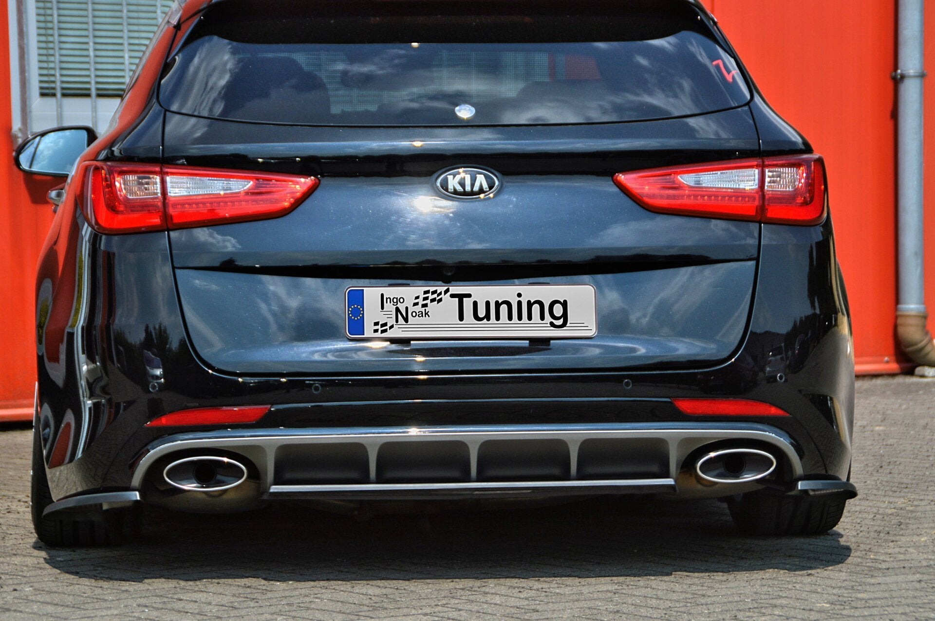 Heckansatz Mittelteil+Seitenteile für Kia Optima JF Sportswagon ABS