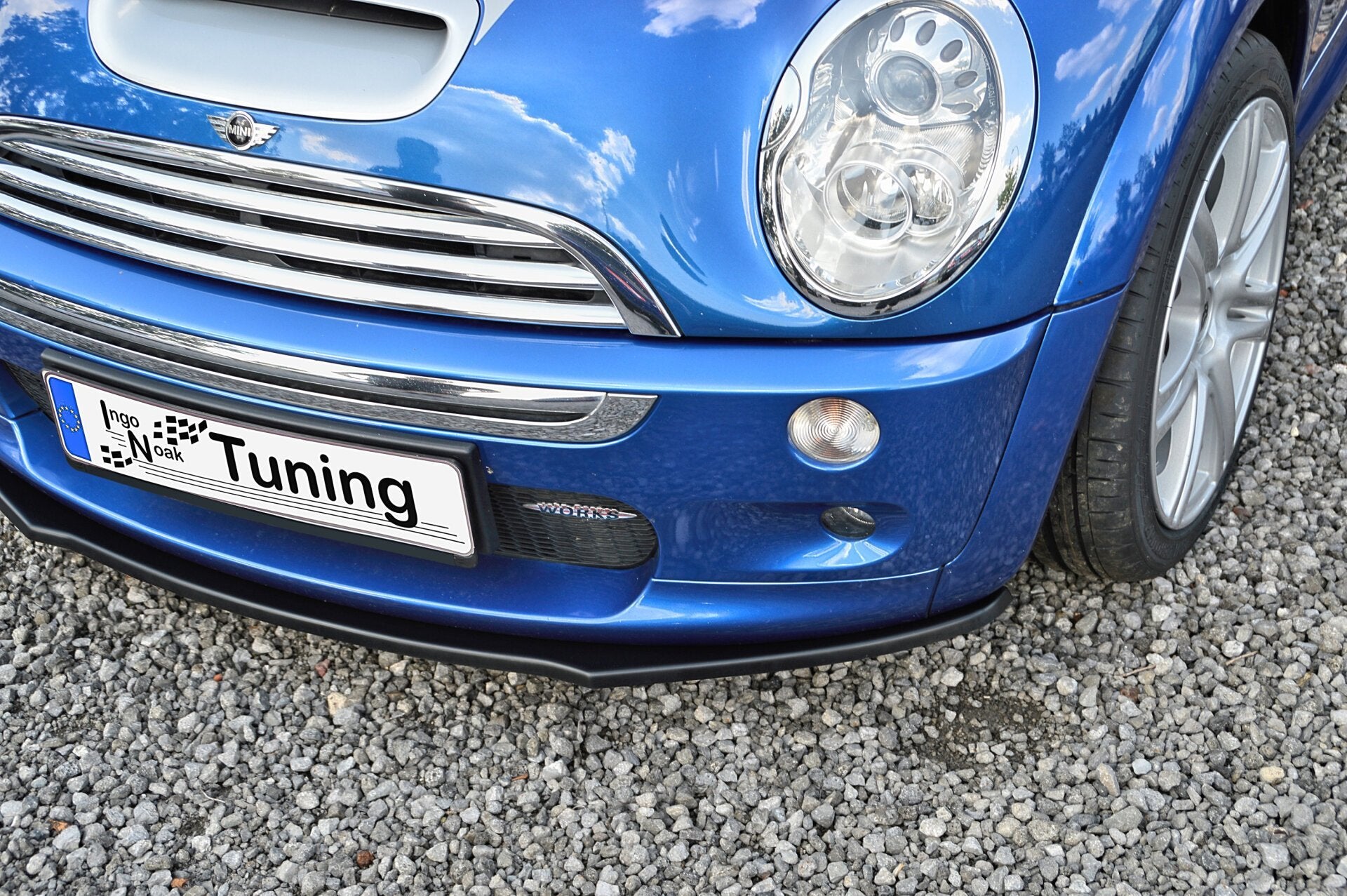 Frontspoilerlippe für Mini Cooper R50 R52 R53, Ingo Noak Tuning, passend für Modelle von 2001-2006, aus Kunststoff gefertigt
