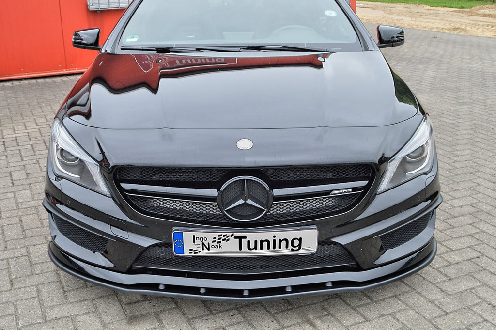 Ingo Noak Tuning Frontspoilerlippe für Mercedes CLA 45 AMG C117 Vorfacelift 2012-2015, schützende und sportliche Fahrzeugfront