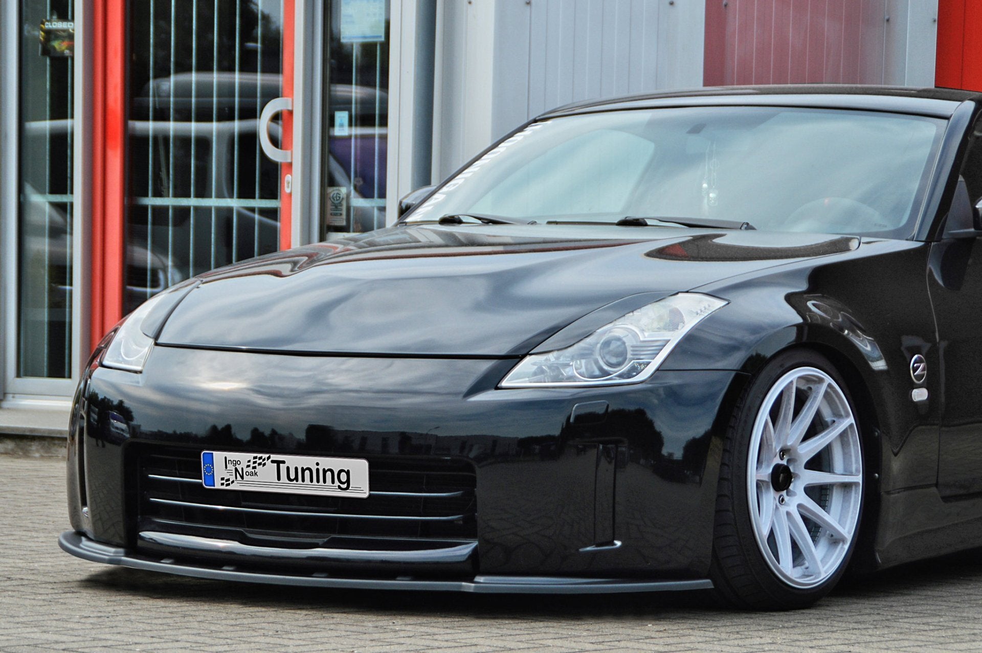 Frontspoilerlippe Cuplippe für Nissan 350Z, ABS, ab 2006, Ingo Noak Tuning, aerodynamisches Fahrzeug-Upgrade