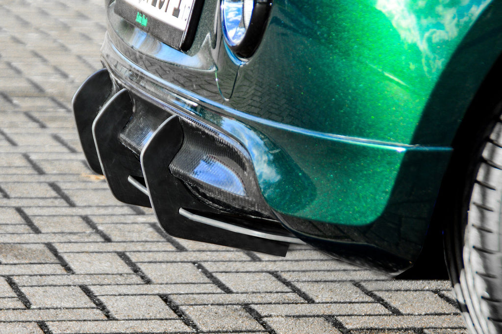Gefräster Heckansatz mit Finnen für Opel Adam S + OPC-Line ab Bj. 2015-