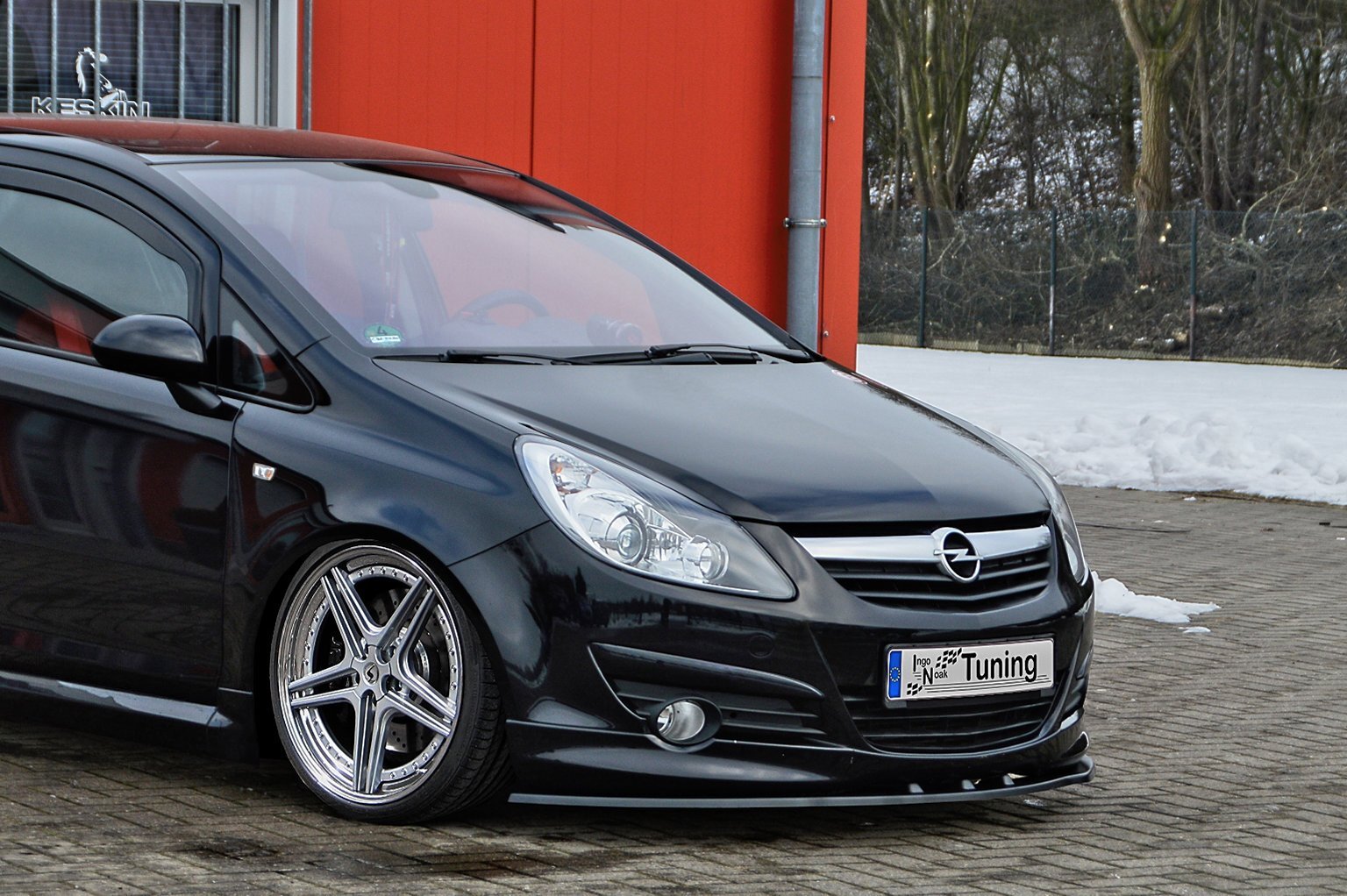 CUP Frontspoilerlippe für Opel Corsa D GSI + Sport + OPC -Line 1 Paket ...