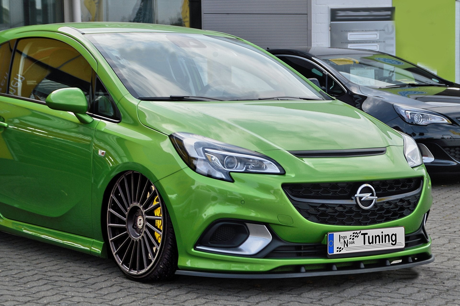 Frontspoilerlippe für Opel Corsa E OPC von Ingo Noak Tuning, aerodynamisches Design für sportlichen Look