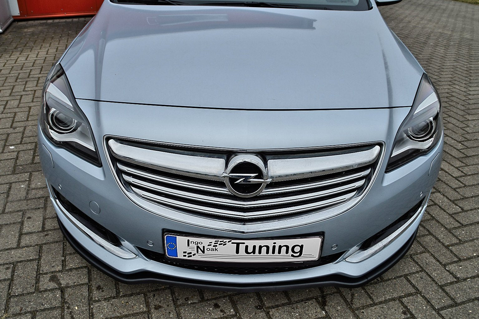 Frontspoilerlippe für Opel Insignia A OPC-Line, Ingo Noak Tuning, sportliches Autoteil, für facelift Modell, aus Kunststoff gefertigt