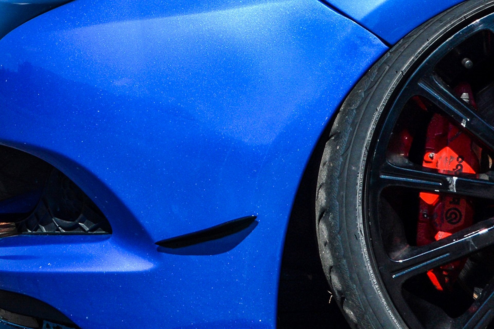 Racing Flaps aus Satz ABS, 2 tlg. für Renault Clio 3 Phase2 RS