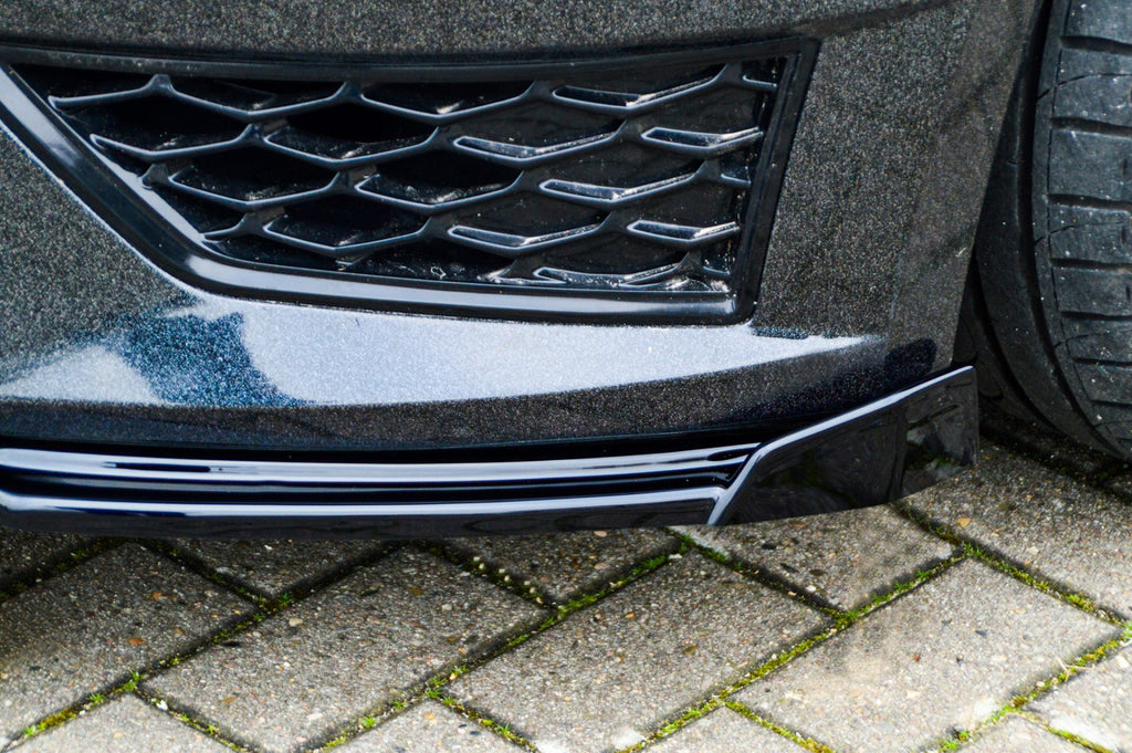Frontspoilerlippe Phase 2 mit Wing für Seat Leon 5F FR und Cupra, Ingo Noak Tuning, sportliches Auto-Upgrade