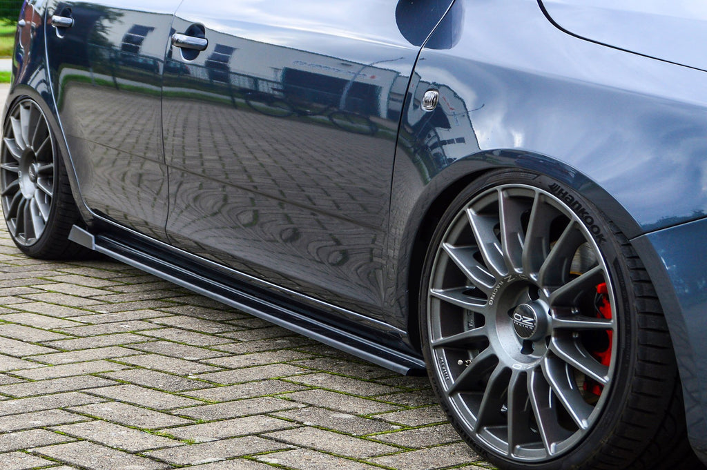 Seitenschweller mit Wing für Skoda Fabia RS 5J, Ingo Noak Tuning, aus langlebigem Material, für sportlichen Look