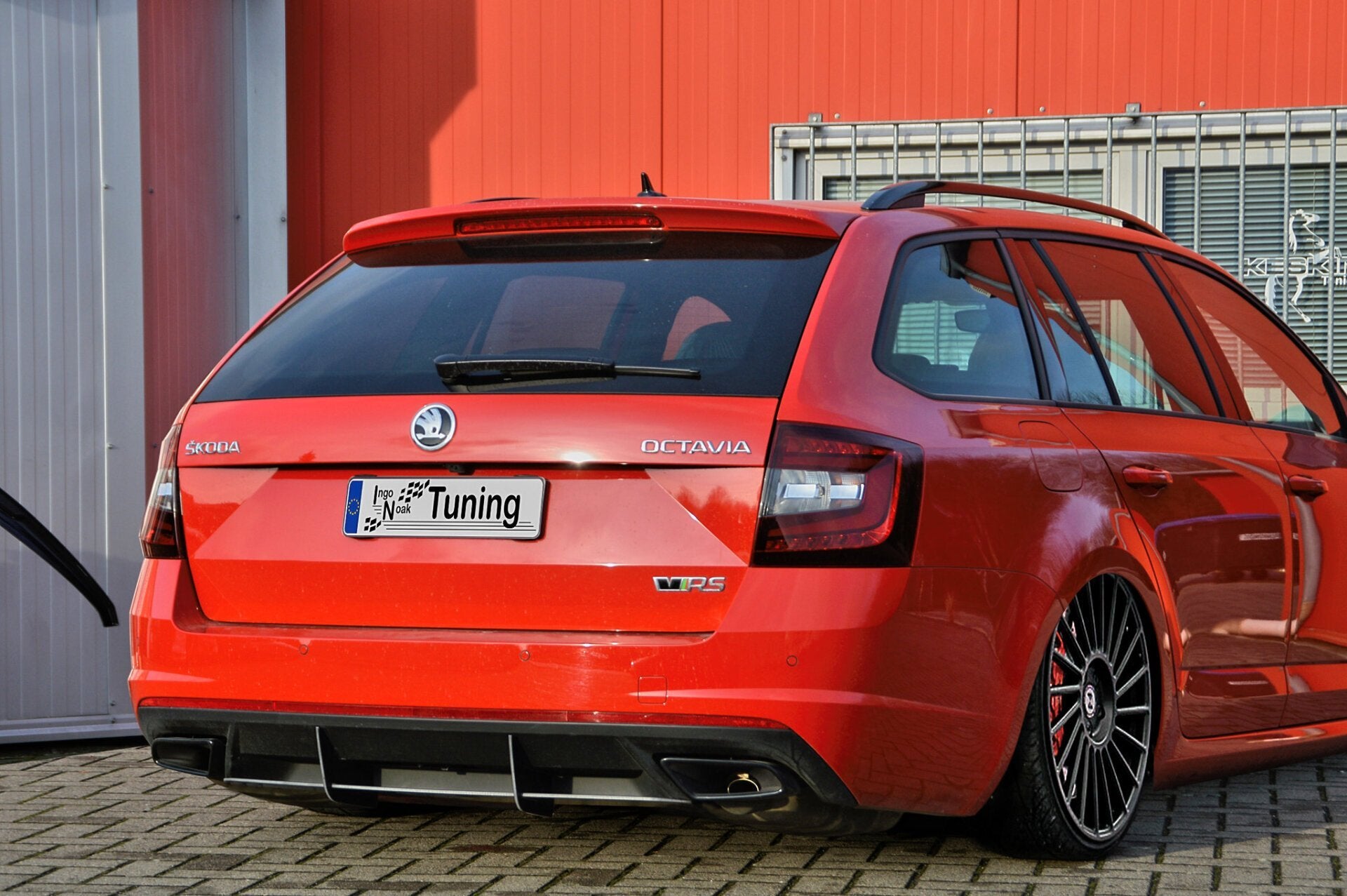 Heckansatz aus ABS für Skoda Octavia RS 5E ab Bj.2016-