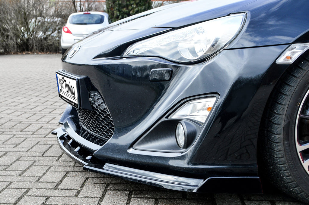 Frontspoilerlippe mit Wing für Toyota GT86, Ingo Noak Tuning, aerodynamisches Auto-Body-Upgrade, sichtbare Spoiler-Details